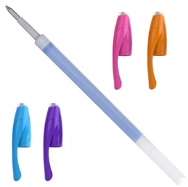 Refill a sfera gel cancellabile gelocity illusion - punta 0,7mm - colori assortiti fun - bic - conf. 12 pezzi