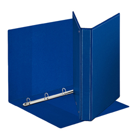 Raccoglitore personalizzabile display - 4 anelli a d 50 mm - dorso 7,1 cm - 22x30 cm - blu - esselte