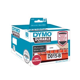 Rotolo 300 etichette lw durable industrial - 1933088 - 59x102 mm - carta - bianco - dymo