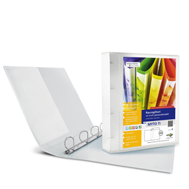 Raccoglitore personalizzabile myto ti - 4 anelli a d 17 mm - dorso 2,5 cm - 22x30 cm - neutro - sei rota