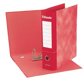 Registratore essentials g72 - dorso 5 cm - commerciale 23x30 cm - rosso - esselte