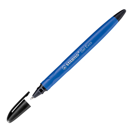 Roller con cappuccio cancellabile gel  -  punta 0,5mm - blu - stabilo