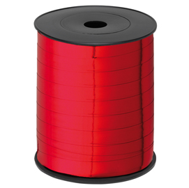 Rocca di nastro 6870 - metal - 10mmx250mt - rosso 07 - brizzolari