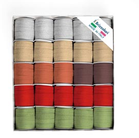 Rocche glitty 68245 - 10mmx5mt - colori assortiti - brizzolari - cf. 25