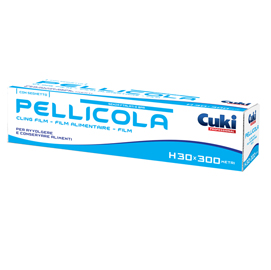 Roll pellicola trasparente - pvc - 300 mm x 300 mt - cuki professional
