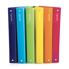 Raccoglitore 4r colorosa - 245x307 mm - diametro 30 mm - colori assortiti - ri.plast