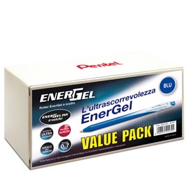 Roller energel slim - punta 0,7 mm - blu - value pack 20+4 pezzi