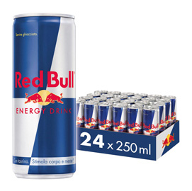 Red bull energy drink - 250 ml - conf. 24 lattine