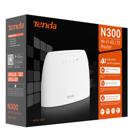 Router n300 - wifi lte 4g - tenda
