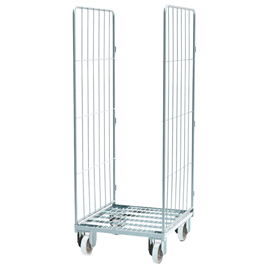 Roll container - 2 sponde laterali - con cinghia - 70 x 80 x 179 cm - tecnotelai