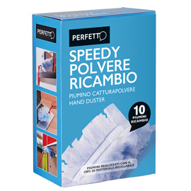Ricambio piumino speedy polvere - perfetto - conf. 10 pezzi