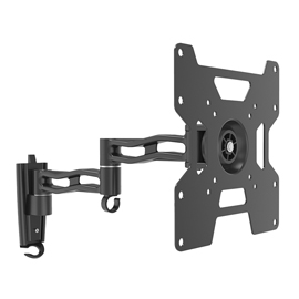 Supporto tv 17''- 42'' da muro a tre snodi - nero irradio