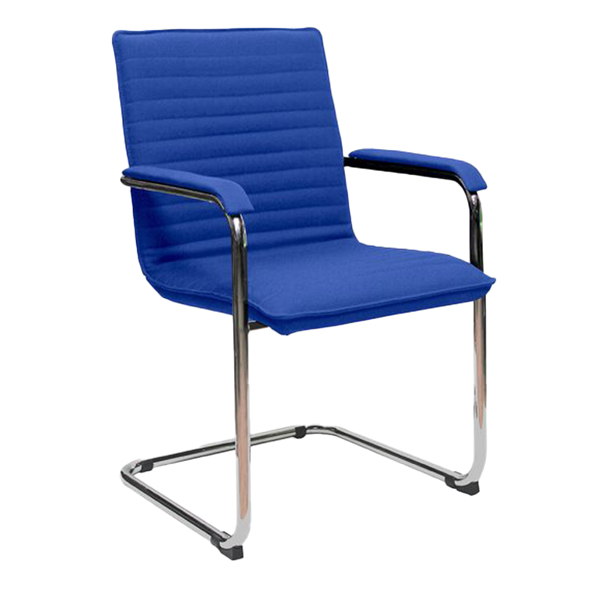 Seduta attesa cyndy - ecopelle - blu - unisit