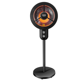 Stufa al carbonio radiant800 - 800 w - 30 x 90 cm - nero - cfg