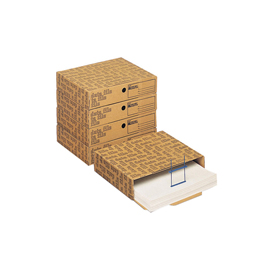Scatola archivio data file - 39x8x30,5 cm - avana - esselte dox