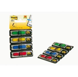 Segnapagina post it® index mini freccia - 4 colori classici - post it® - conf. 96 pezzi