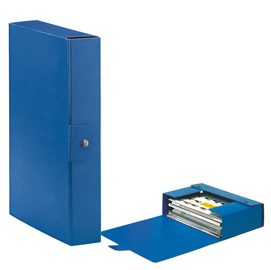 Scatola progetto eurobox - dorso 6 cm - 25x35 cm - blu - esselte