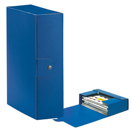 Scatola progetto eurobox - dorso 10 cm - 25x35 cm - blu - esselte