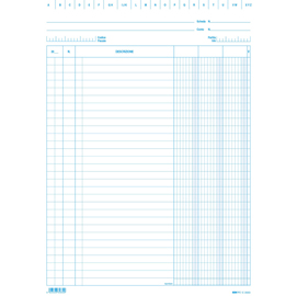 Schede in cartoncino 2 colonne - 21 x 15 cm verticale - edipro - conf. 100 pezzi