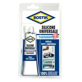 Silicone universale bostik® - 60 ml - trasparente - bostik®