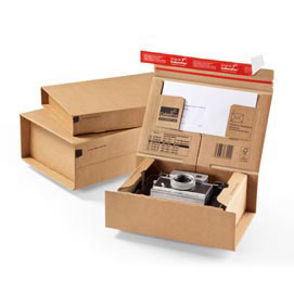 Scatola cp 067 per spedizioni - color avana - formato c5 (230x166x90 mm) - colompac®