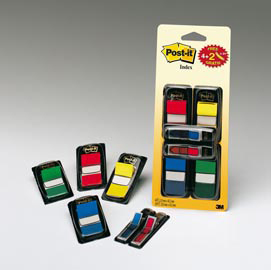 Segnapagina post it® index + 48 mini freccia - 4 colori classici - conf. 200 pezzi