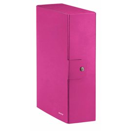 Scatola progetto wow - dorso 10 cm - fucsia metallizzato - leitz