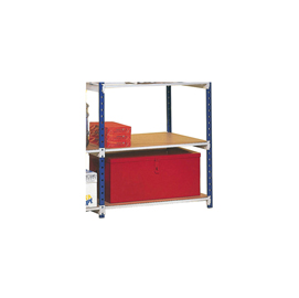 Set scaffali - 5 ripiani - truciolato - 100x35 cm - paperflow