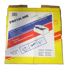 Scatola per spedizioni postal box - formato piccolo (25x17x10 cm) - blasetti