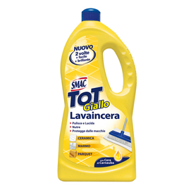 Smac tot giallo lavaincera per pavimenti - cera di carnauba - 1 l - smac