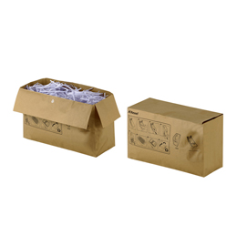 Sacchi per distruggidocumenti - fino a 32 l - carta riciclata - rexel - conf. 20 pezzi