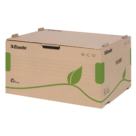 Scatola container ecobox - 34x43,9x25,9 cm - apertura laterale - esselte