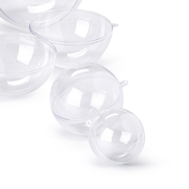 Sfera apribile in polistirene - trasparente - ø60mm - ri.plast