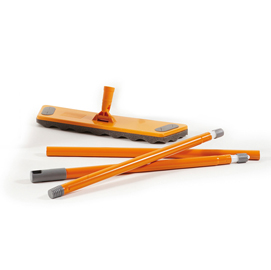 Scopa pulipolvere con manico da 130 cm - 20 retine catturapolvere incluse - perfetto