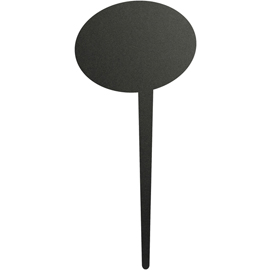 Silhouette tags - formato fumetto - nero - securit - set 5 pezzi