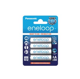 Stilo eneloop ricaricabili - aa - panasonic - blister 4 pezzi
