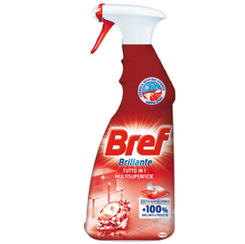 Spray brillante multiuso - 750 ml - bref