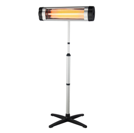 Stufa al quarzo scirocco - alto rendimento - 90x20x12 cm - 2500 w - 220/240v – 50/60 hz - cfg