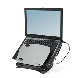 Supporto notebook professional series - hub usb e leggio - fellowes