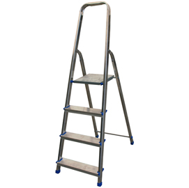 Scala domestica stella basic - 4 gradini - alluminio - marchetti