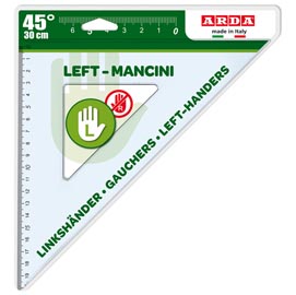 Squadra per mancini - 45gradi - 30cm - arda