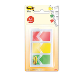 Segnapagina post it® index medium freccia - 25,4x43,6 mm - post it® - conf. 60 pezzi