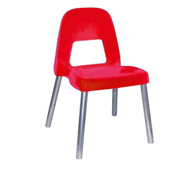 Sedia per bambini piuma - h 31 cm - rosso - cwr