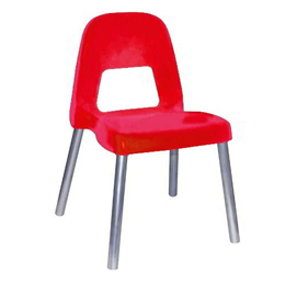 Sedia per bambini piuma - h 35 cm - rosso - cwr