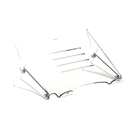 Supporto notebook clarity - 35x27x13,4-20,4cm - fellowes