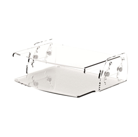 Supporto monitor regolabile clarity - 35x25,6x7-13cm - fellowes