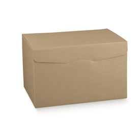 Scatola segreto - 200x200x230 mm - avana - scotton
