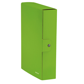 Scatola progetto wow - dorso 8 cm - verde lime - leitz
