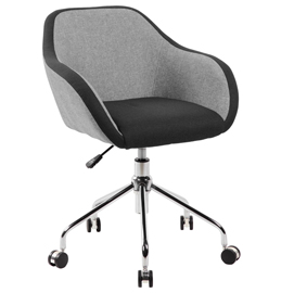 Seduta visitatore columbus - grigio - serena group