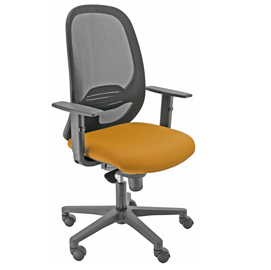 Sedia operativa andy - con braccioli - arancio - unisit